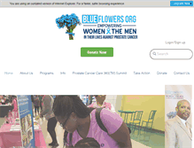 Tablet Screenshot of blueflowers.org